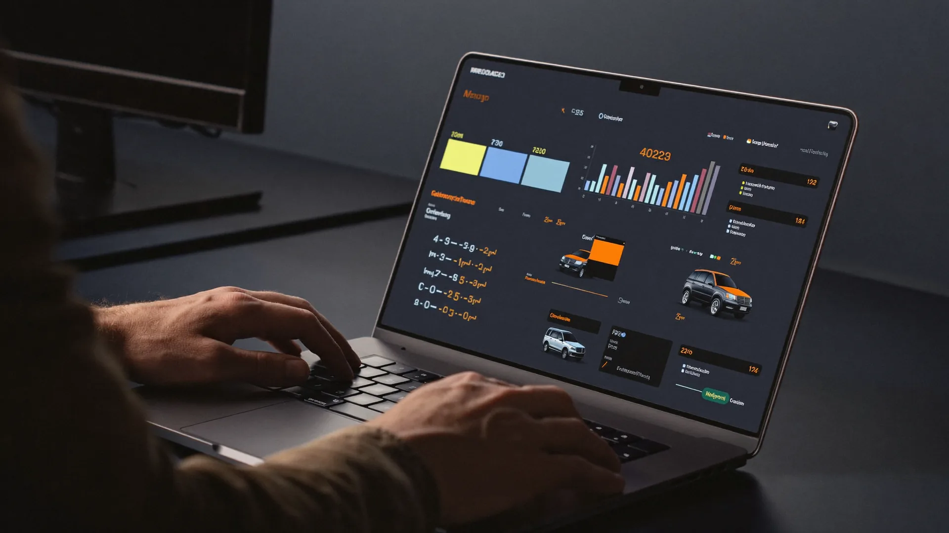 Online dashboard met wagenparkdata
