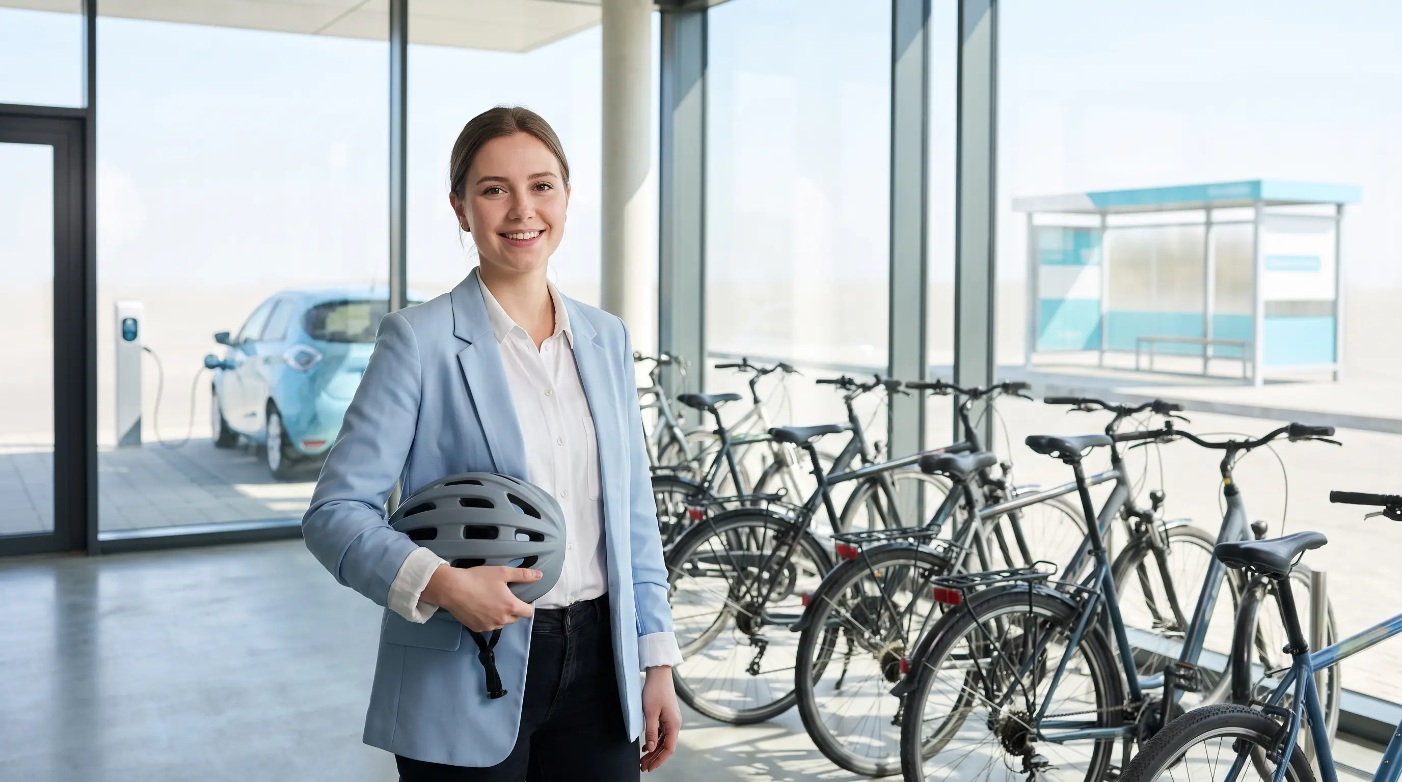 Medewerker kiest tussen fiets, OV en auto