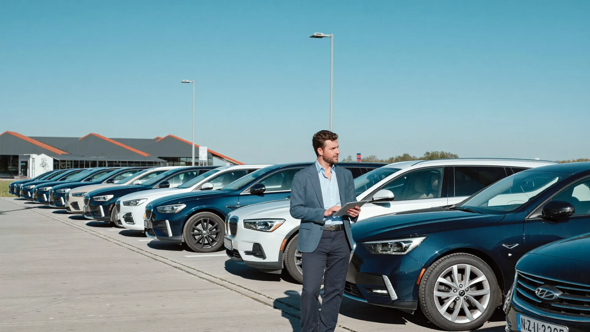 Overzicht van een beheerd wagenpark met dashboard